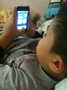 I am totally amazed of my son's awareness in every gadgets now a days..